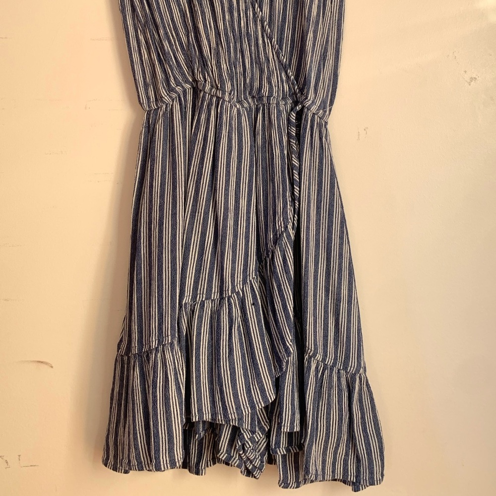 Striped Summer Ruffle Dress - Picture 2 of 4